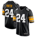 Cooneas P.Steelers #24 Joey Porter Jr. Black Alternate Game American Stitched Jerseys