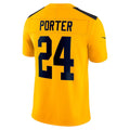Cooneas P.Steelers #24 Joey Porter Jr. Gold Alternate 1933 Throwback Vapor F.U.S.E. Limited Stitched Jerseys