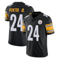 Cooneas P.Steelers #24 Joey Porter Jr. Player Black Limited Vapor Untouchable Home Game Stitched Jerseys