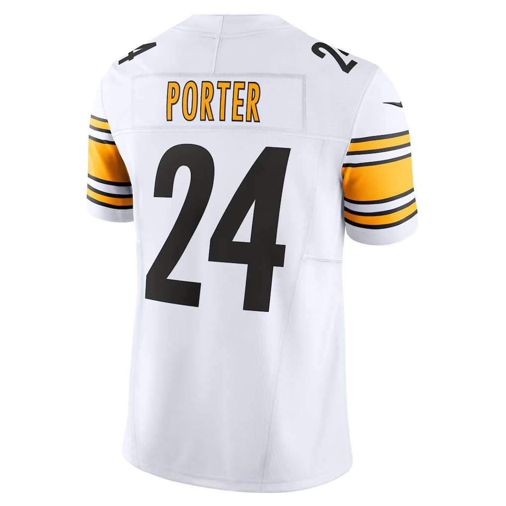 Cooneas P.Steelers #24 Joey Porter Jr. White Vapor F.U.S.E. Limited Stitched Jersey