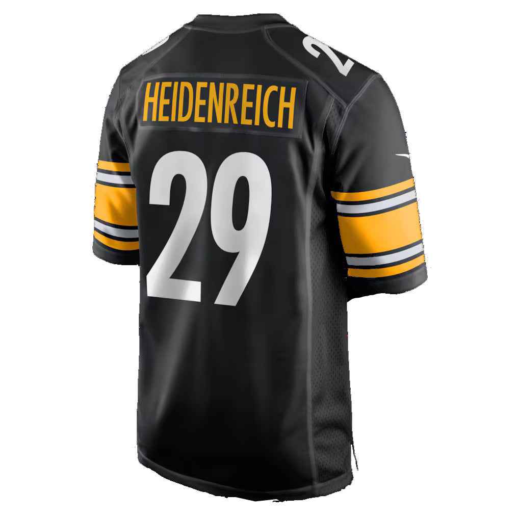 Cooneas P.Steelers #29 Eli Heidenreich Black Team Game Stitched Jerseys