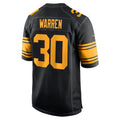 Cooneas P.Steelers #30 Jaylen Warren Black Alternate Game Stitched Jerseys