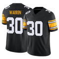 Cooneas P.Steelers #30 Jaylen Warren Player Black Limited Alternate Vapor F.U.S.E. Home Game Stitched Jerseys