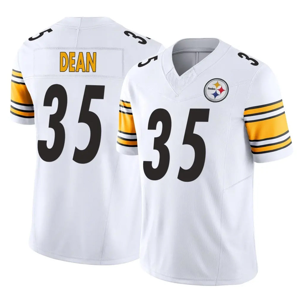 Cooneas P.Steelers #35 Jamel Dean Player White Limited Vapor F.U.S.E. Home Game Stitched Jerseys