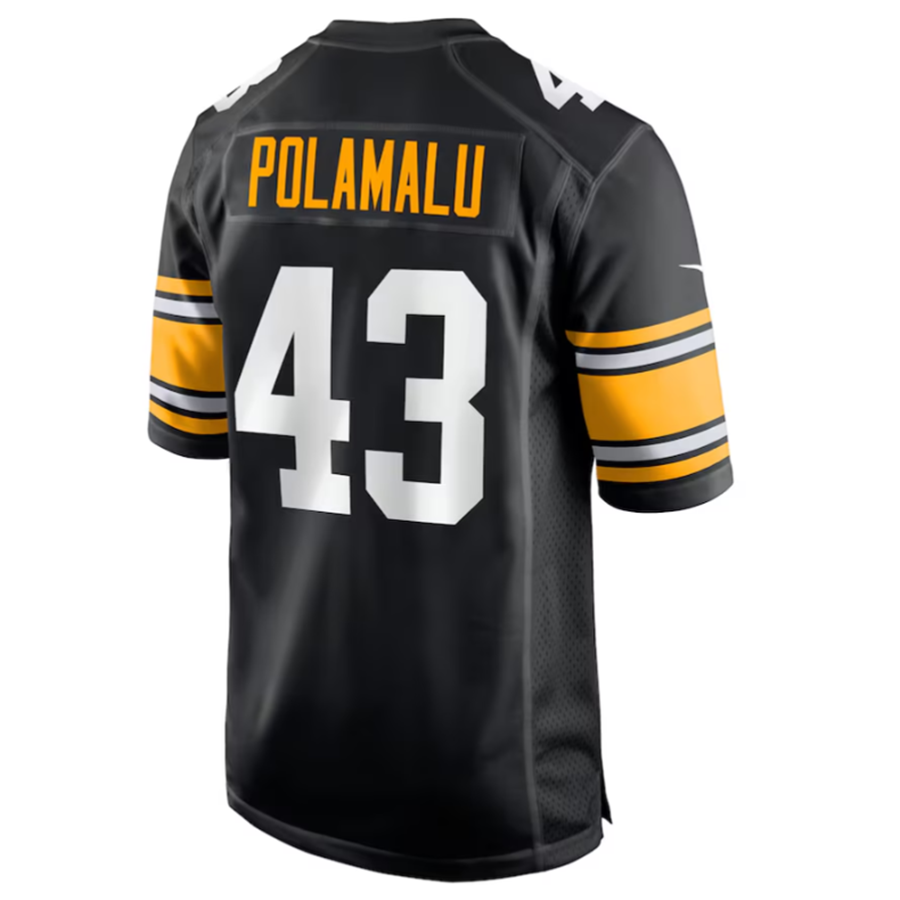 Cooneas P.Steelers #43 Troy Polamalu Black Retired Player American Stitched Jerseys