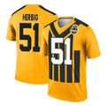 Cooneas P.Steelers #51 Nick Herbig Player Gold Legend Limited 1933 Throwback Performance Home Game Stitched Jerseys