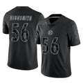 Cooneas P.Steelers #56 Alex Highsmith Player Black Reflective Limited Home Game Stitched Jerseys