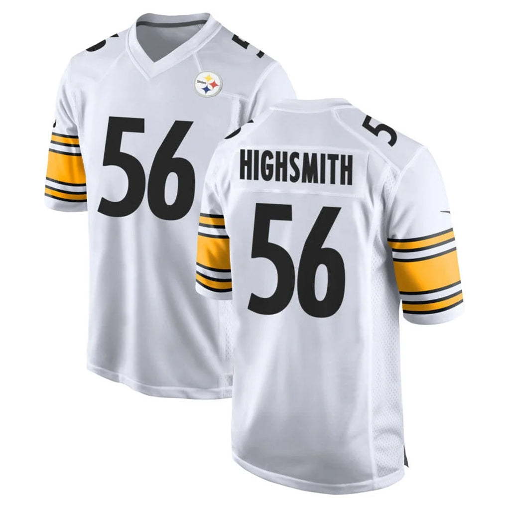 Cooneas P.Steelers #56 Alex Highsmith Player White Home Game Stitched Jerseys