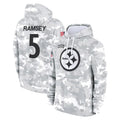 Cooneas P.Steelers #5 Jalen Ramsey Player Arctic Camo Limited Salute to Service Pullover Hoodies Game Stitched Jerseys