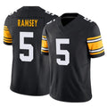 Cooneas P.Steelers #5 Jalen Ramsey Player Black Limited Alternate Vapor F.U.S.E. Home Game Stitched Jerseys