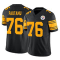 Cooneas P.Steelers #76 Troy Fautanu Player Black Limited 2nd Alternate Vapor F.U.S.E. Home Game Stitched Jerseys