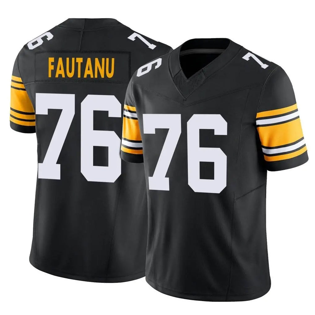 Cooneas P.Steelers #76 Troy Fautanu Player Black Limited Alternate Vapor F.U.S.E. Home Game Stitched Jerseys