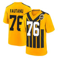 Cooneas P.Steelers #76 Troy Fautanu Player Gold Limited 1933 Throwback Home Game Stitched Jerseys