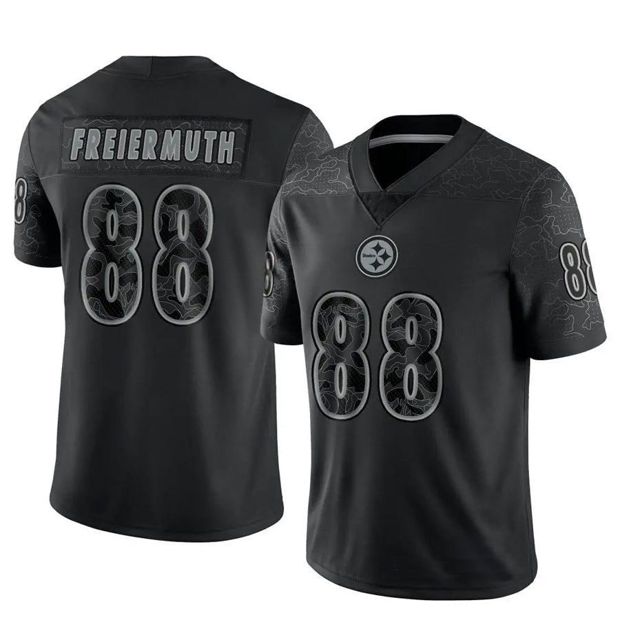 Cooneas P.Steelers #88 Pat Freiermuth Player Black RFLCTV Limited Stitched Jerseys
