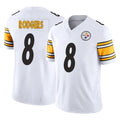 Cooneas P.Steelers #8 Aaron Rodgers Player White Limited Vapor F.U.S.E. Home Game Stitched Jerseys