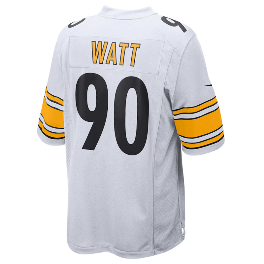 Cooneas P.Steelers #90 T.J. Watt Player White Game Stitched Jerseys