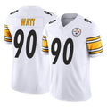 Cooneas P.Steelers #90 T.J. Watt Player White Limited Vapor F.U.S.E. Home Game Stitched Jerseys