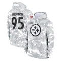 Cooneas P.Steelers #95 Keeanu Benton Player Arctic Camo Limited Salute to Service Pullover Hoodies Game Stitched Jerseys