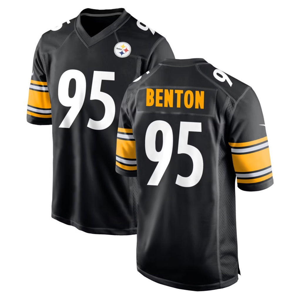 Cooneas P.Steelers #95 Keeanu Benton Player Black Home Game Stitched Jerseys
