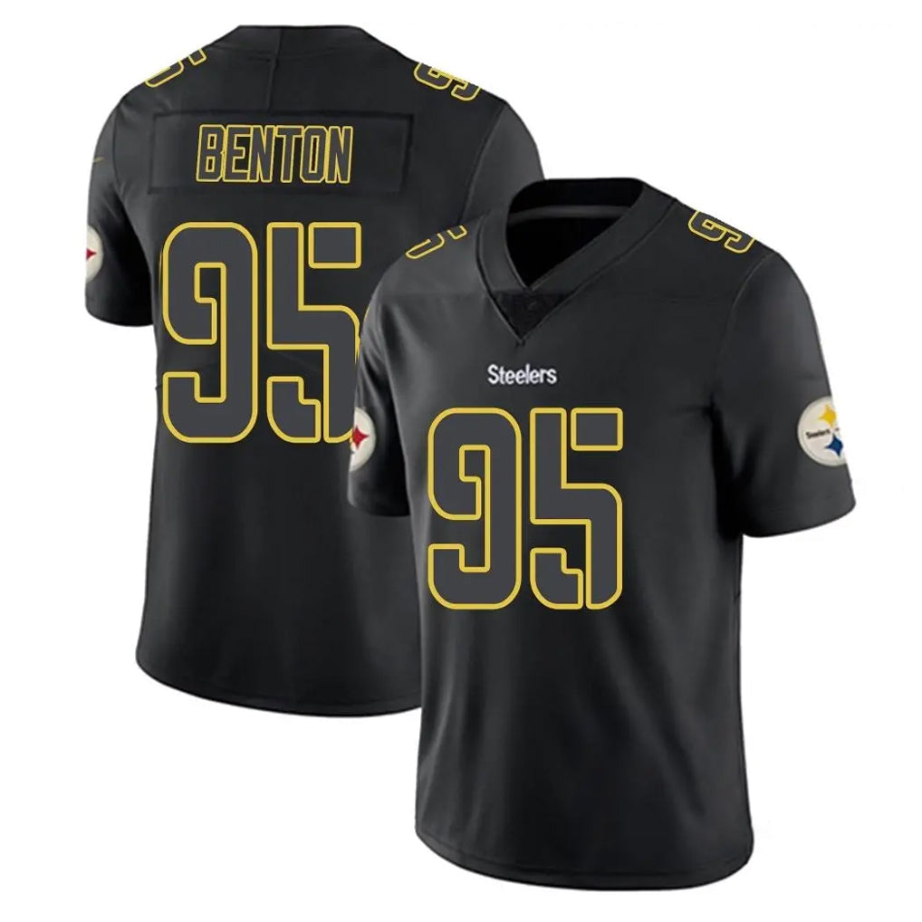 Cooneas P.Steelers #95 Keeanu Benton Player Black Impact Limited Home Game Stitched Jerseys