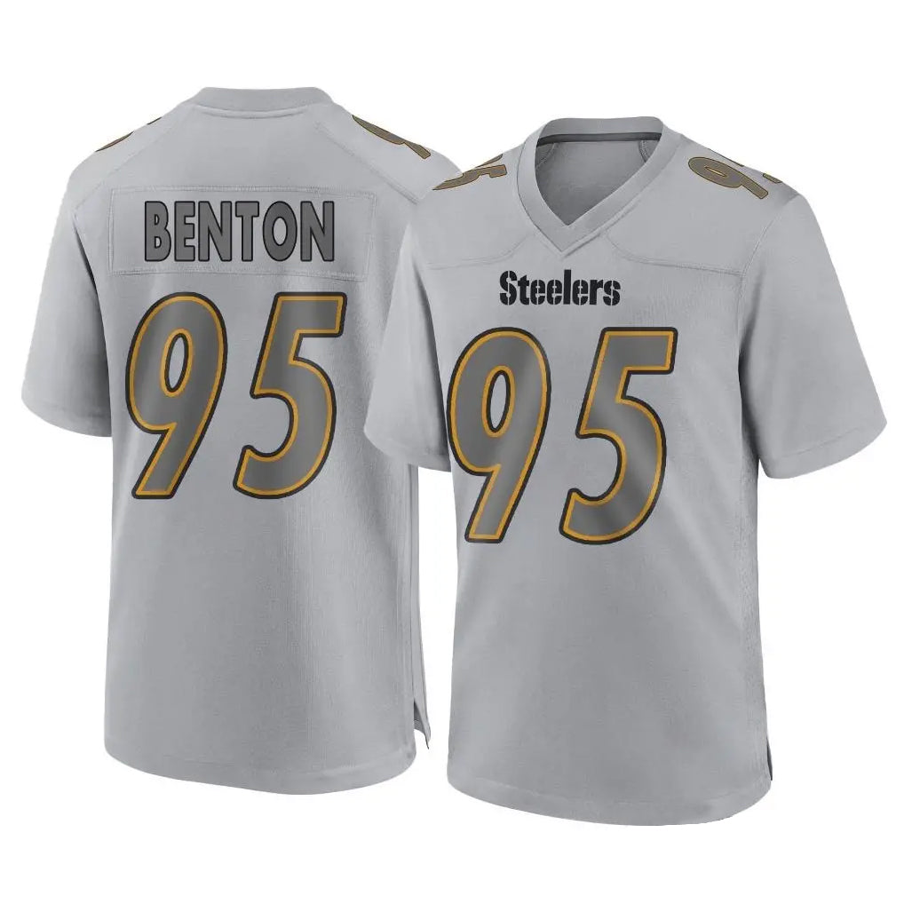 Cooneas P.Steelers #95 Keeanu Benton Player Gray Atmosphere Fashion Home Game Stitched Jerseys