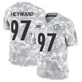 Cooneas P.Steelers #97 Cameron Heyward Player Arctic Camo Salute to Service Limited Stitched Jerseys