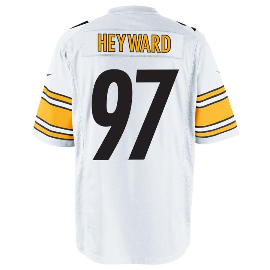 Cooneas P.Steelers #97 Cameron Heyward Player White Game Stitched Jerseys