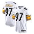 Cooneas P.Steelers #97 Cameron Heyward Player White Home Game Stitched Jerseys