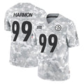 Cooneas P.Steelers #99 Derrick Harmon Player Arctic Camo Limited Salute To Service Home Game Stitched Jerseys