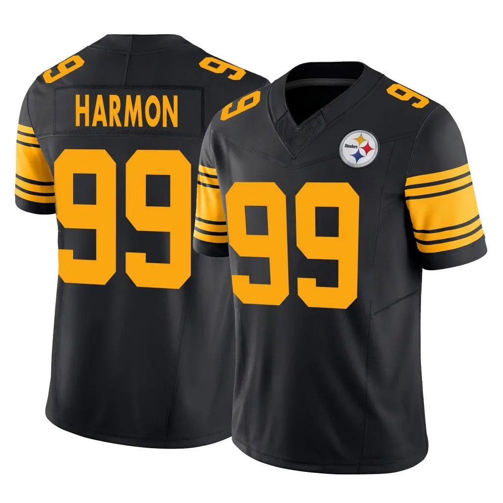 Cooneas P.Steelers #99 Derrick Harmon Player Black Limited 2nd Alternate Vapor F.U.S.E. Home Game Stitched Jerseys