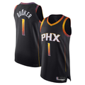 Cooneas P.Suns #1 Devin Booker Black Authentic Player Jerseys - Statement Edition