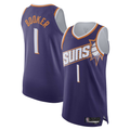 Cooneas P.Suns #1 Devin Booker Purple Authentic Jerseys - Icon Edition
