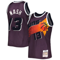 Cooneas P.Sunss #13 Steve Nash Mitchell & Ness Purple 1996-1997 Hardwood Classics Off-Court Swingman Jerseys