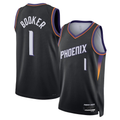 Cooneas P.Sunss #1 Devin Booker Black Swingman Jerseys - Statement Edition