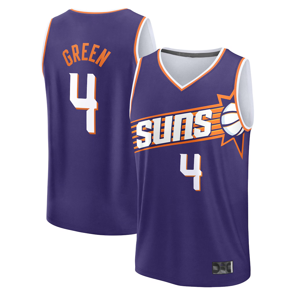 Cooneas P.Sunss #4 Jalen Green Fanatics Purple Fast Break Replica Jerseys - Icon Edition