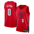 Cooneas PT.Blazers #0 Damian Lillard White Swingman Jerseys - Association Edition
