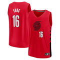 Cooneas PT.Blazers #16 Yang Hansen Fanatics Red Fast Break Replica Jerseys - Statement Edition