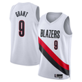 Cooneas PT.Blazers #9 Jerami Grant White Swingman Jerseys - Association Edition