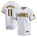 Cooneas S.Diego Padres #11 Yu Darvish Player White Home Limited Stitched Jerseys