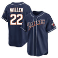 Cooneas S.Diego Padres #22 Mason Miller Player Navy Cooperstown Collection Limited Home Stitched Jerseys