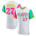 Cooneas S.Diego Padres #27 Nick Pivetta Player White City Connect Home Limited Elite Stitched Jerseys