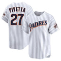Cooneas S.Diego Padres #27 Nick Pivetta Player White Cooperstown Collection Limited Home Stitched Jerseys