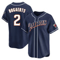 Cooneas S.Diego Padres #2 Xander Bogaerts Player Navy Cooperstown Collection Limited Home Stitched Jerseys