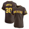 Cooneas S.Diego Padres #30 Gavin Sheets Player Brown Home Limited Elite Stitched Jerseys