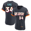 Cooneas S.Diego Padres #34 Michael King Player Obsidian 2026 City Connect Home Limited Elite T-shirt Stitched Jerseys
