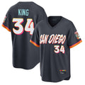 Cooneas S.Diego Padres #34 Michael King Player Obsidian 2026 City Connect Home Limited T-shirt Stitched Jerseys