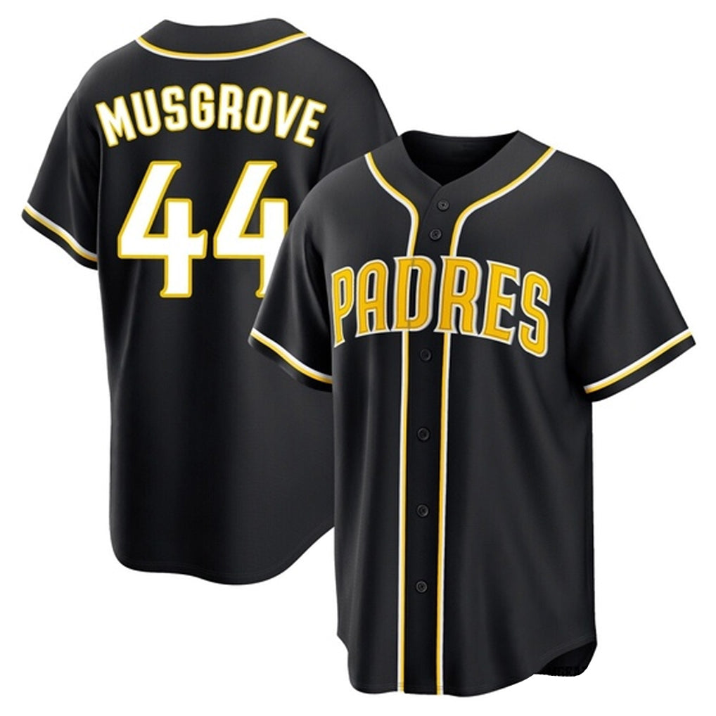 Cooneas S.Diego Padres #44 Joe Musgrove Player Black 2026 Fashion Home Stitched Jerseys