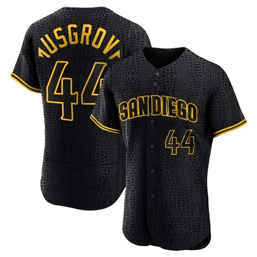 Cooneas S.Diego Padres #44 Joe Musgrove Player Black Snake Skin City Home Limited Elite Stitched Jerseys