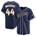 Cooneas S.Diego Padres #44 Joe Musgrove Player Navy Cooperstown Collection Limited Home Stitched Jerseys