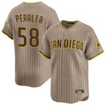 Cooneas S.Diego Padres #58 Wandy Peralta Player Khaki Home Limited Stitched Jerseys